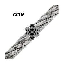 7x7 - 316 L Paslanmaz Çelik Halat